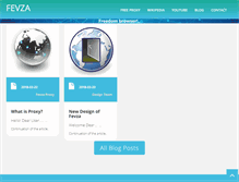 Tablet Screenshot of fevza.com
